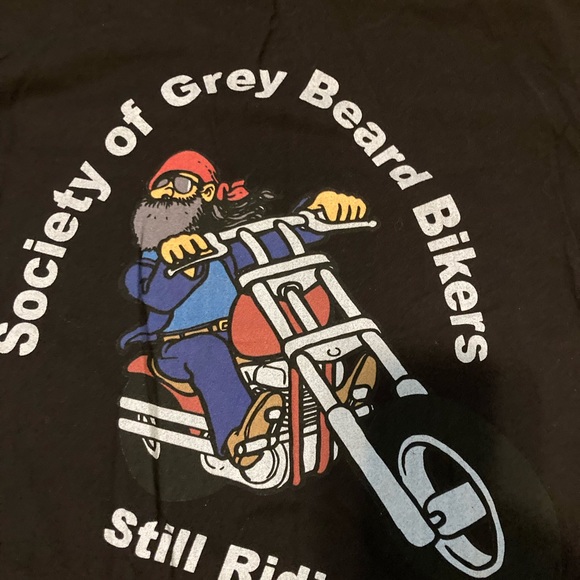 Society of Grey Beard Bikers Men’s T-Shirt - Picture 5 of 5